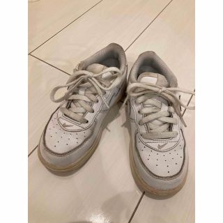 ナイキ(NIKE)のNIKE  AIRforce1 エアーフォース1 ホワイト　キッズ　16㎝(スニーカー)