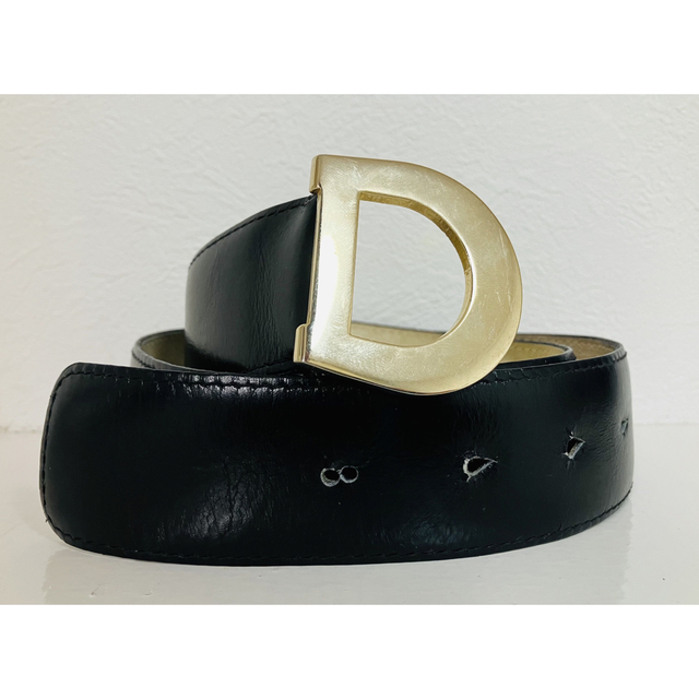 Dior/ディオール レザーベルト Dバックル ヴィンテージ オールド | フリマアプリ ラクマ