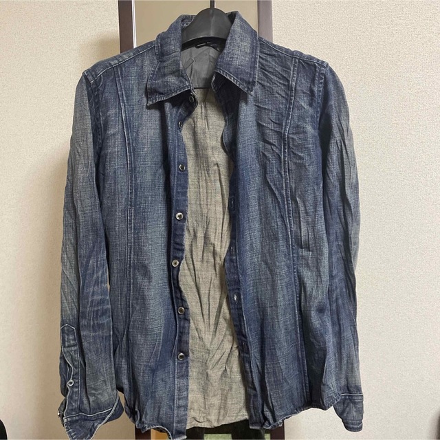wjk - wjk デニムジャケット シワ加工 美品の通販 by wjk - wjk デニムジャケット シワ加工 美品の通販 by