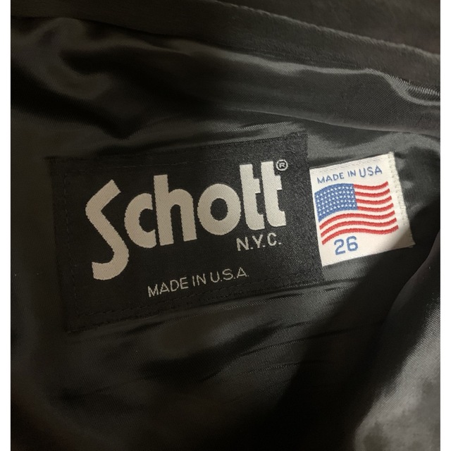 schott(ショット)のSchott ショット　レザーパンツ　ライダースパンツ メンズのジャケット/アウター(ライダースジャケット)の商品写真