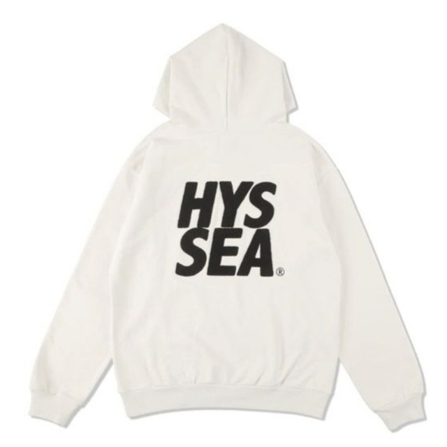 HYSTERIC GLAMOUR X WIND AND SEA パーカー 白 - パーカー