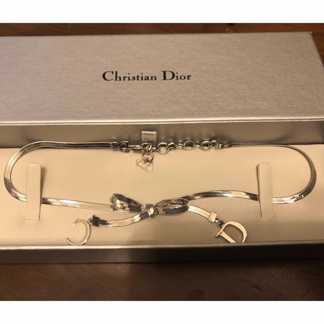 Christian Dior☆リボンネックレスネックレス