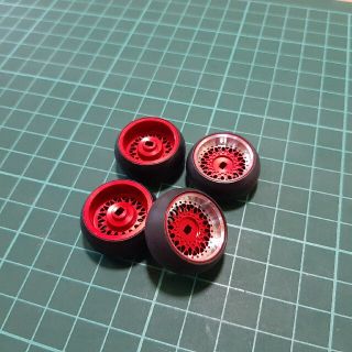 ミニッツ AWD ホイール ② ドリフト タイヤ ラジコン 京商 メッシュ