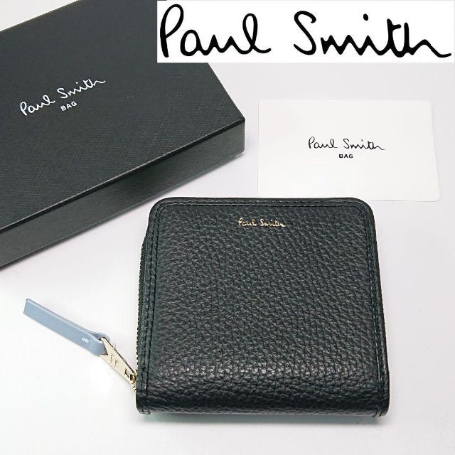 Paul Smith(ポールスミス)の【新品未使用】ポールスミス 二つ折り財布513 ブラック レディースのファッション小物(財布)の商品写真