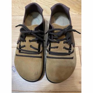 ビルケンシュトック(BIRKENSTOCK)の【美品】BIRKENSTOCKMONTANAレザースエード ナロー 24.5cm(スニーカー)