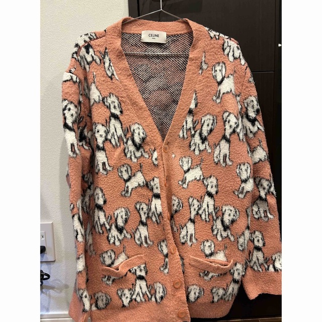 セリーヌ CELINE 22AW 犬カーディガン L BTS v てて - カーディガン セリーヌ CELINE 22AW 犬カーディガン L BTS v てて - カーディガン