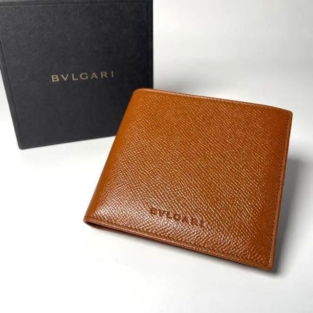 BVLGARI - 未使用 ブルガリ BVLGARI 2つ折り財布 レザーの通販 by 次回