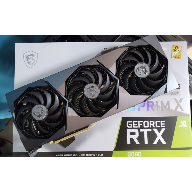 【堀無】MSI GeForce RTX 3090 SUPRIM X 24G　美品PC/タブレット