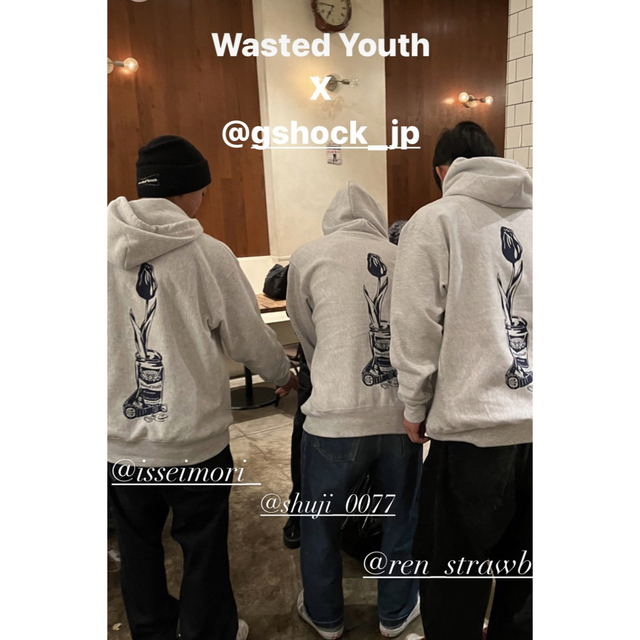 G-SHOCK(ジーショック)のWasted Youth × G-SHOCK SWEAT HOODIE XXL メンズのトップス(パーカー)の商品写真