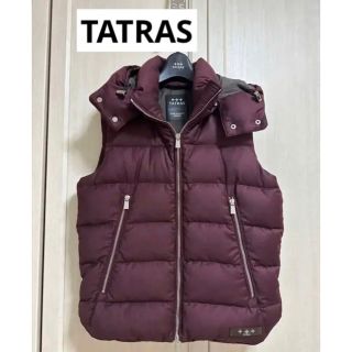 【美品】TATRAS R-Line ダウンベスト　ワイン