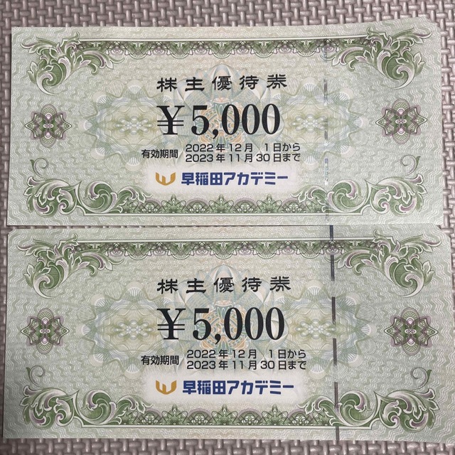 早稲田アカデミー 10000円分