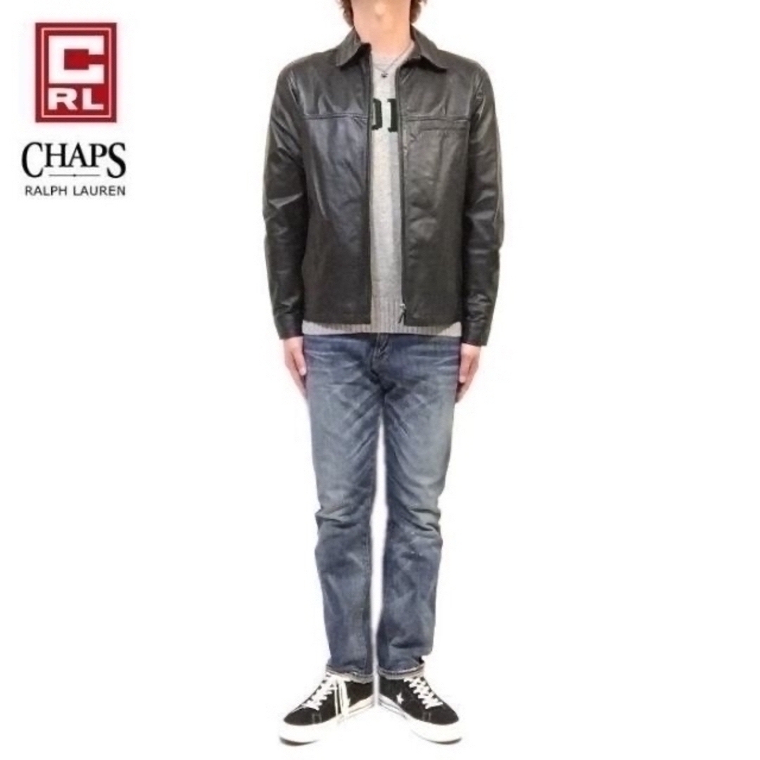 CHAPS(チャップス)の新品デッド 正規 本革 チャップス ラルフローレン ピッグレザー ジャケット メンズのジャケット/アウター(レザージャケット)の商品写真