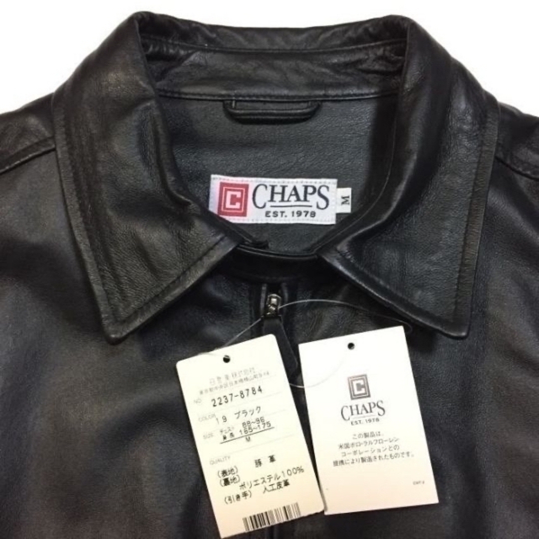 CHAPS(チャップス)の新品デッド 正規 本革 チャップス ラルフローレン ピッグレザー ジャケット メンズのジャケット/アウター(レザージャケット)の商品写真