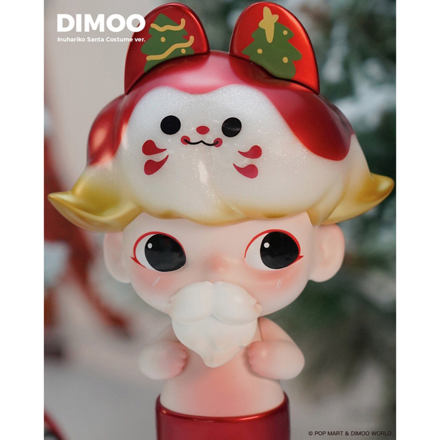 高額売筋】 DIMOO 犬張子サンタコスチューム クリスマス限定品