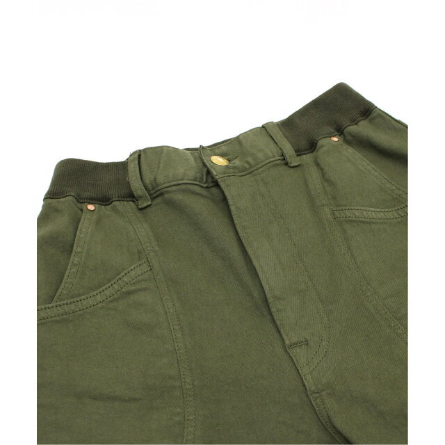 【グリーン】R4030 丸いポケットのロークロッチキャンパーパンツ URCH 8