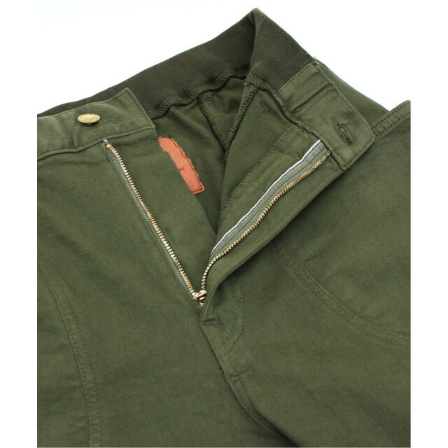 【グリーン】R4030 丸いポケットのロークロッチキャンパーパンツ URCH 9