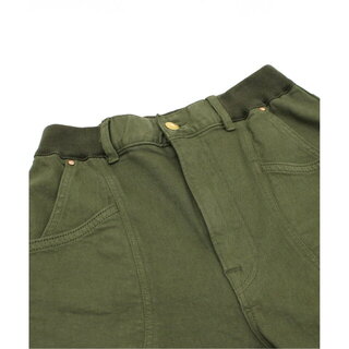 【グリーン】R4030 丸いポケットのロークロッチキャンパーパンツ URCH