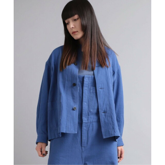 【ワークブルー】J2046 フレンチワークジャケット