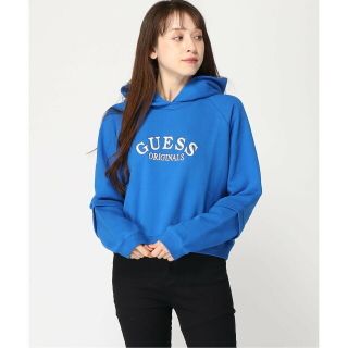 ゲス(GUESS)の【ブルー(F73N)】(W)Vintage Logo Hoodie(パーカー)