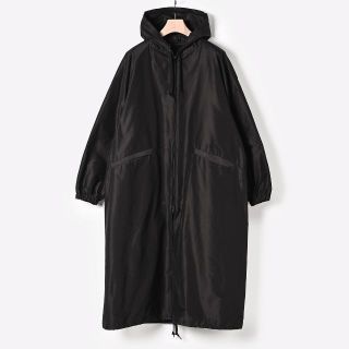 コモリ(COMOLI)のcomoli コモリ 22AW コットン シルク フーデッド ロング コート(モッズコート)