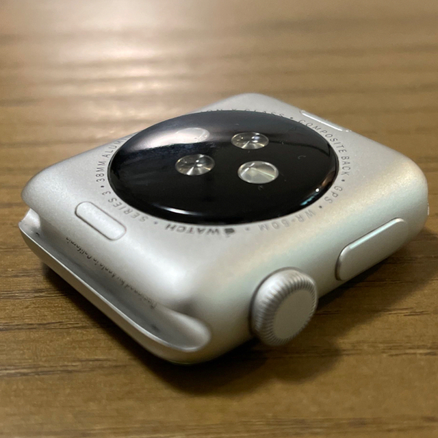 Apple Watch - Apple watch series3 38mm シルバー GPSモデルの通販 by