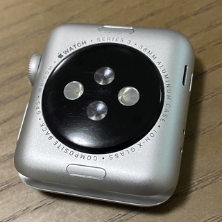Apple Watch - Apple watch series3 38mm シルバー GPSモデルの通販 by