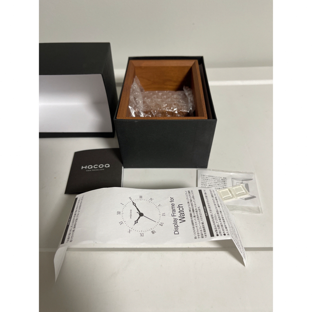 Hacoa ウォッチスタンド　ディスプレイ　焦茶 メンズの時計(その他)の商品写真