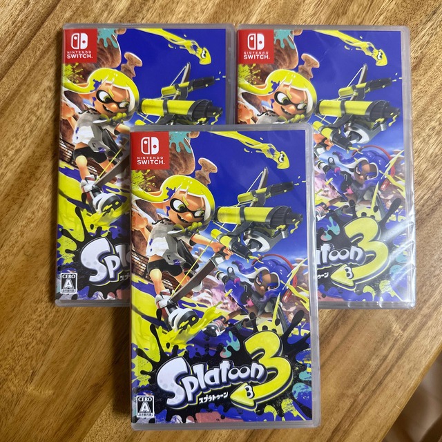 【新品】スプラトゥーン3 Switch 3個セット