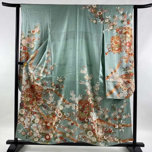 振袖 美品 逸品 身丈157cm 裄丈62.5cm 正絹 【中古】 レディースの水着/浴衣(着物)の商品写真