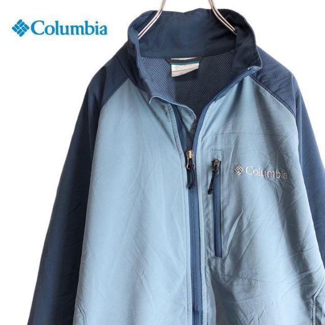 Columbia コロンビア　ワンポイント刺繍ロゴ　ジップアップジャケット