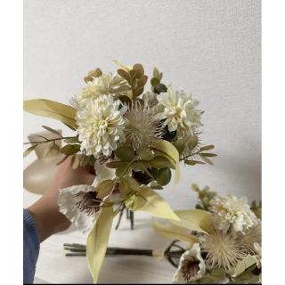 ウェルカムスペース　造花・花瓶セット　送料込み