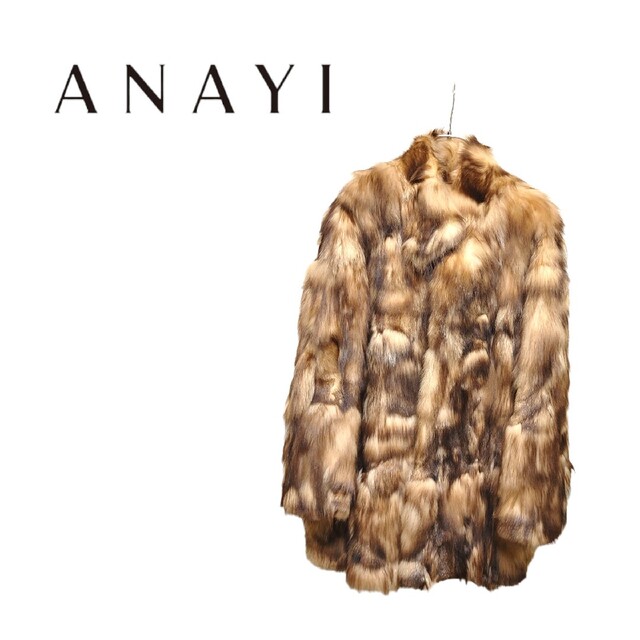 SALE ANAYI　リアルラビットファーコート