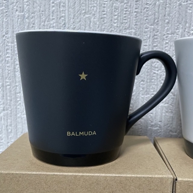 バルミューダ店舗限定　「ノリタケ」マグカップ ホワイト&ブラック　新品未使用品