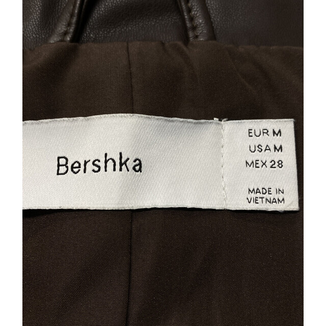 Bershka(ベルシュカ)の美品 ベルシュカ Bershka フェイクレザージャケット    レディース M レディースのジャケット/アウター(テーラードジャケット)の商品写真
