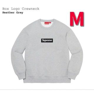 シュプリーム(Supreme)のSupreme Box Logo Crewneck HeatherGrey M②(スウェット)