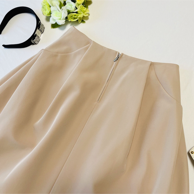 ♡極美品♡ FOXEY イリプスフレアー 希少なアンティークベージュ M〜L