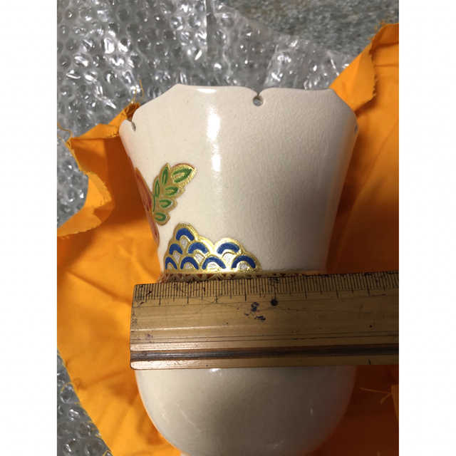 薩摩焼 畦元紀秀 花瓶 - nayaabhaandi.com