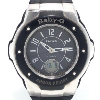 カシオ(CASIO)のカシオ 腕時計 Baby-G/G-ms MSG-3000CJ 黒(腕時計)