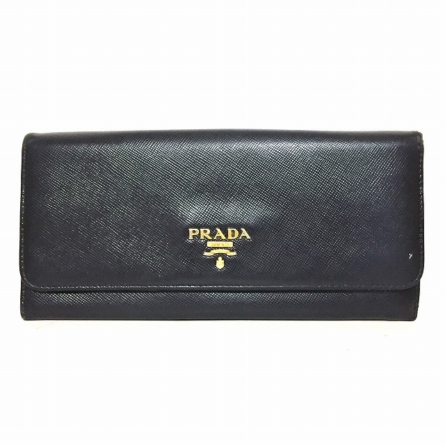 PRADA(プラダ)のPRADA(プラダ) 長財布 - 黒 レザー レディースのファッション小物(財布)の商品写真