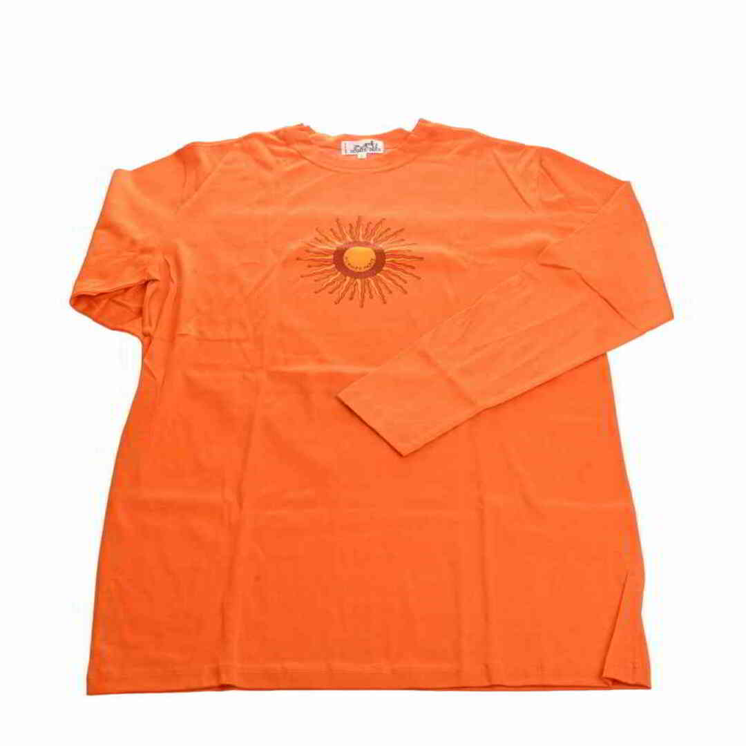 HERMES エルメス Tシャツ・カットソー XS オレンジ