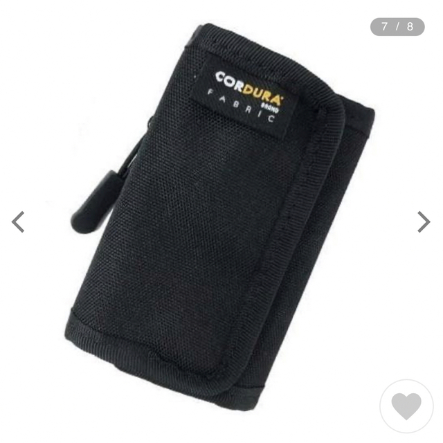 CORDURA(コーデュラ)の【定価の半額以下！薄型8mm】CORDURA   ミニウォレット  ブラック メンズのファッション小物(折り財布)の商品写真