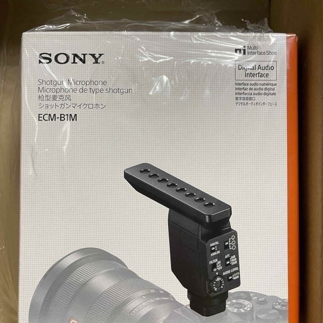 新品未開封】SONY ショットガンマイクロホン ECM-B1M 【保障できる