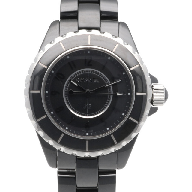 春夏新作 CHANEL - シャネル CHANEL J12 インテンスブラック 腕時計 セラミック 中古 腕時計 春夏新作 CHANEL - シャネル CHANEL J12 インテンスブラック 腕時計 セラミック 中古 腕時計