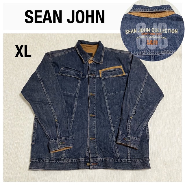 ショーンジョン SEAN JOHN デニム カバーオール XL オーバーサイズ