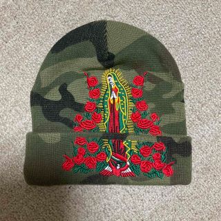 シュプリーム(Supreme)のsupreme guadalupe beanie woodland camo(ニット帽/ビーニー)