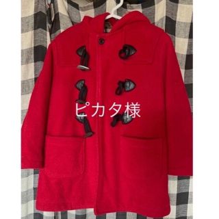 バーバリー(BURBERRY)のピカタ様　【 バーバリー 】 ダッフルコート キッズ 赤 100 コート(コート)