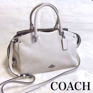 コーチ(COACH)のCOACH 2way ショルダーバッグ ドリューパイソン サッチェル レザー(ショルダーバッグ)