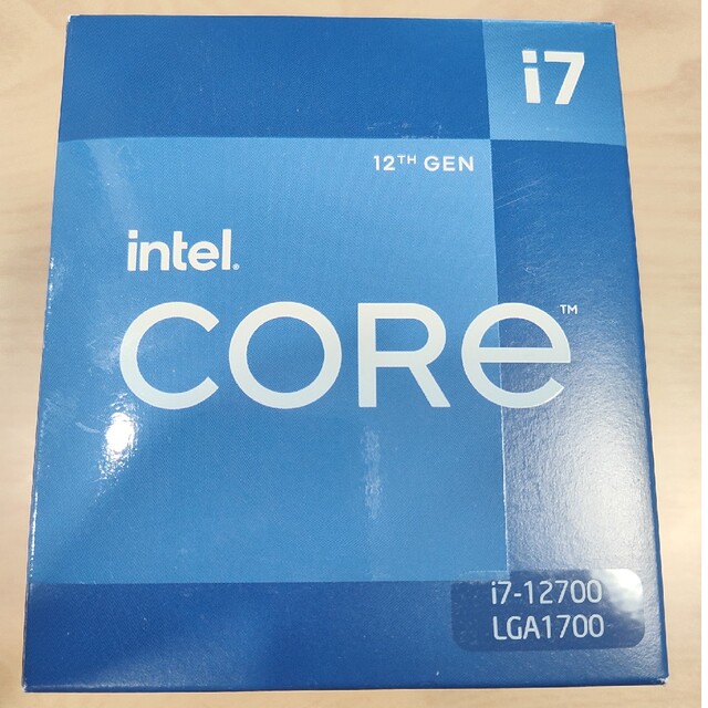 スマホ/家電/カメラcore i7 12700 国内正規品　納品書あり