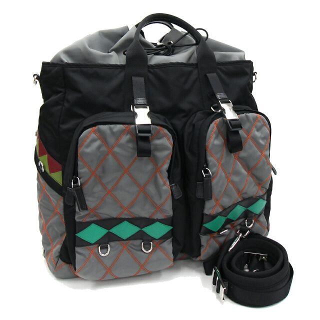 【在庫あり】 - PRADA ブラック 2VG021 2WAYトートバッグ プラダ ショルダーバッグ 【在庫あり】 - PRADA ブラック 2VG021 2WAYトートバッグ プラダ ショルダーバッグ
