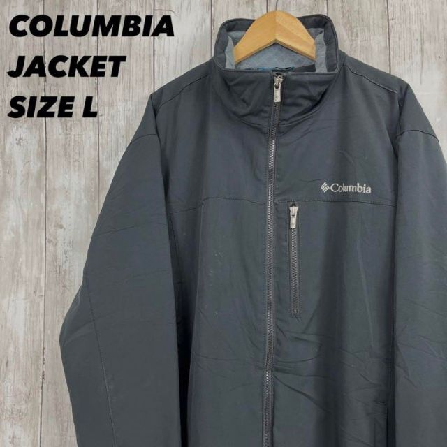 Columbia(コロンビア)のアウトドア古着　COLUMBIAコロンビア　マウンテンジャケット　サイズL 黒 メンズのジャケット/アウター(マウンテンパーカー)の商品写真